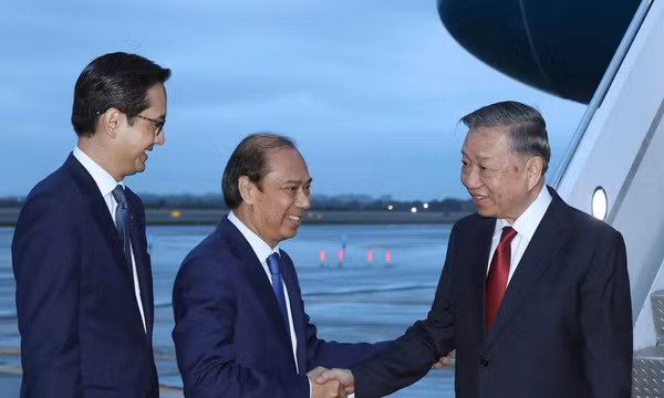 Tổng Bí thư, Chủ tịch nước Tô Lâm đến New York, bắt đầu chuyến thăm, làm việc tại Hoa Kỳ