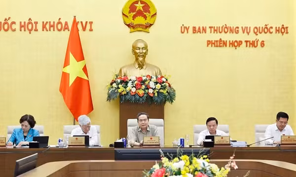 Chủ tịch Quốc hội Trần Thanh Mẫn phát biểu - Ảnh: TTXVN
