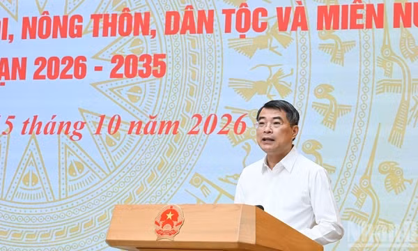 Thủ tướng Chính phủ Lê Minh Hưng phát biểu ý kiến kết luận hội nghị. (Ảnh: TRẦN HẢI) 