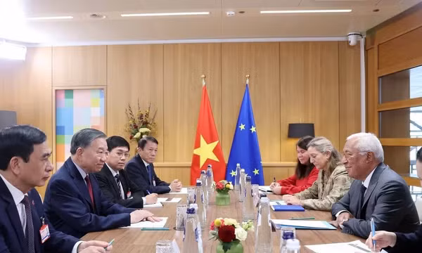 Tổng Bí thư, Chủ tịch nước Tô Lâm hội đàm với Chủ tịch Hội đồng châu Âu António Costa