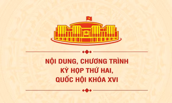 Nội dung, chương trình dự kiến Kỳ họp thứ hai, Quốc hội khóa XVI