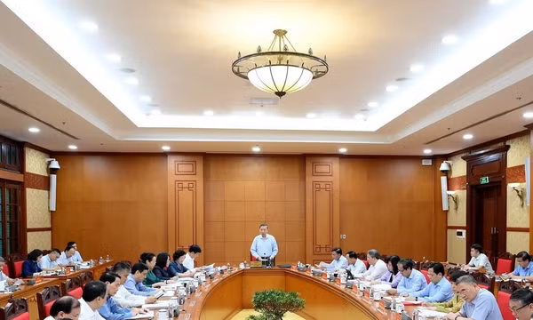 Đồng chí Tổng Bí thư, Chủ tịch nước Tô Lâm phát biểu tại cuộc làm việc với Đảng ủy Chính phủ, Đảng ủy Bộ Văn hóa, Thể thao và Du lịch về phát triển thể dục, thể thao trong giai đoạn mới.