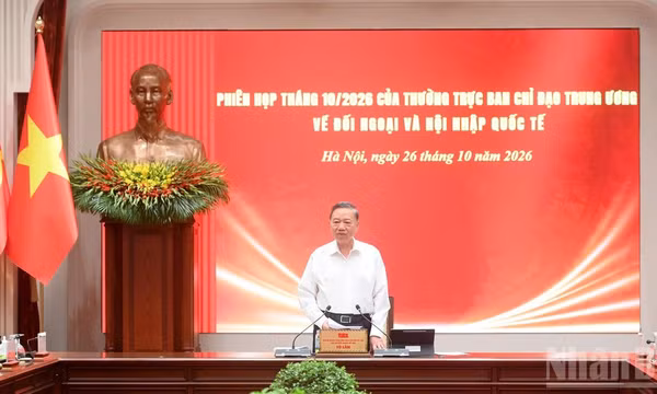 Tổng Bí thư, Chủ tịch nước Tô Lâm chủ trì phiên họp. (Ảnh: ĐĂNG KHOA) 