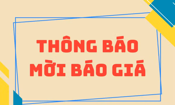 Thông báo mời báo giá chi phí bảo dưỡng, sửa chữa, thay thế ổ cứng hệ điều hành cho máy chủ