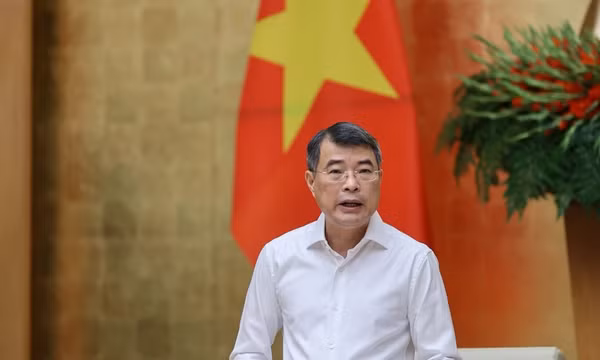 Thủ tướng Chính phủ Lê Minh Hưng chủ trì Phiên họp Chính phủ chuyên đề về xây dựng pháp luật. (Ảnh: VGP/Nhật Bắc) 