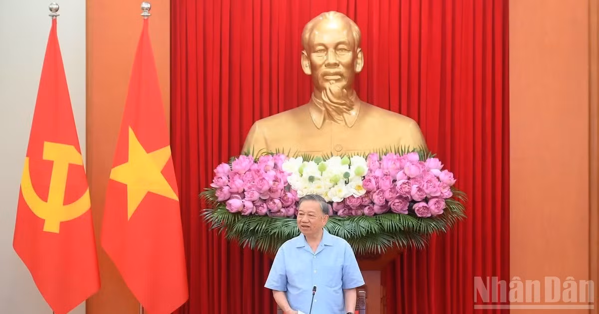 Tổng Bí thư, Chủ tịch nước Tô Lâm. (Ảnh: ĐĂNG KHOA) 