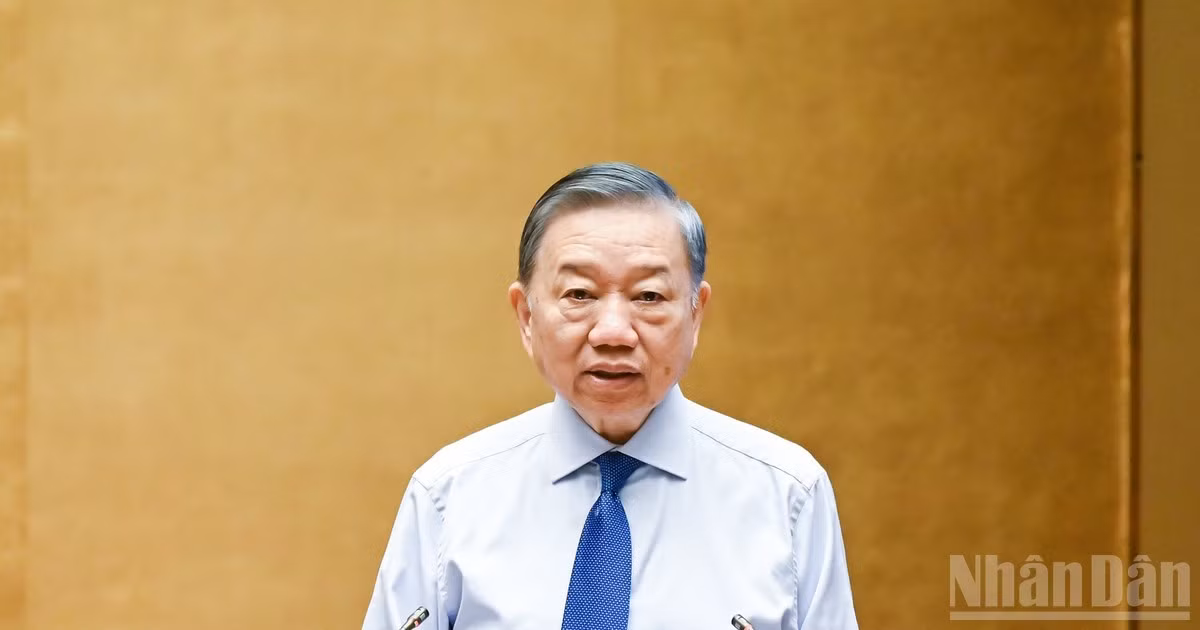 Tổng Bí thư, Chủ tịch nước Tô Lâm. (Ảnh: DUY LINH) 