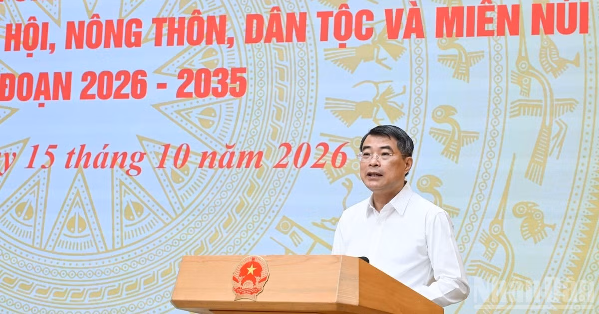 Thủ tướng Chính phủ Lê Minh Hưng phát biểu ý kiến kết luận hội nghị. (Ảnh: TRẦN HẢI) 