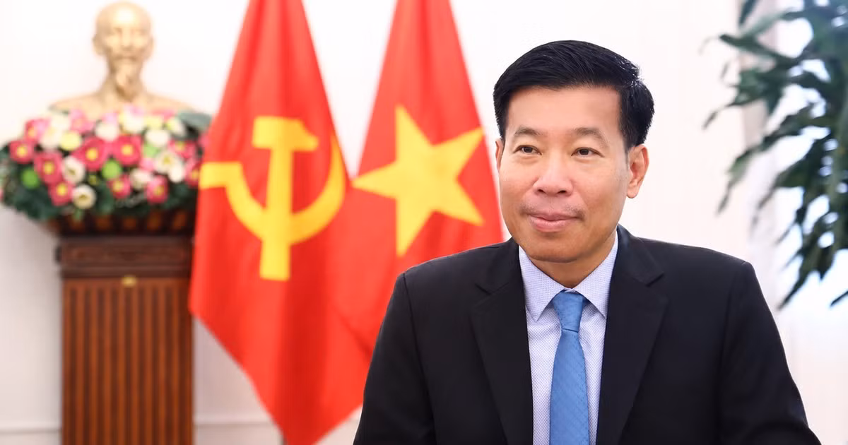 Ủy viên Trung ương Đảng, Thứ trưởng Ngoại giao Nguyễn Mạnh Cường. (Ảnh: Bộ Ngoại giao Việt Nam cung cấp)