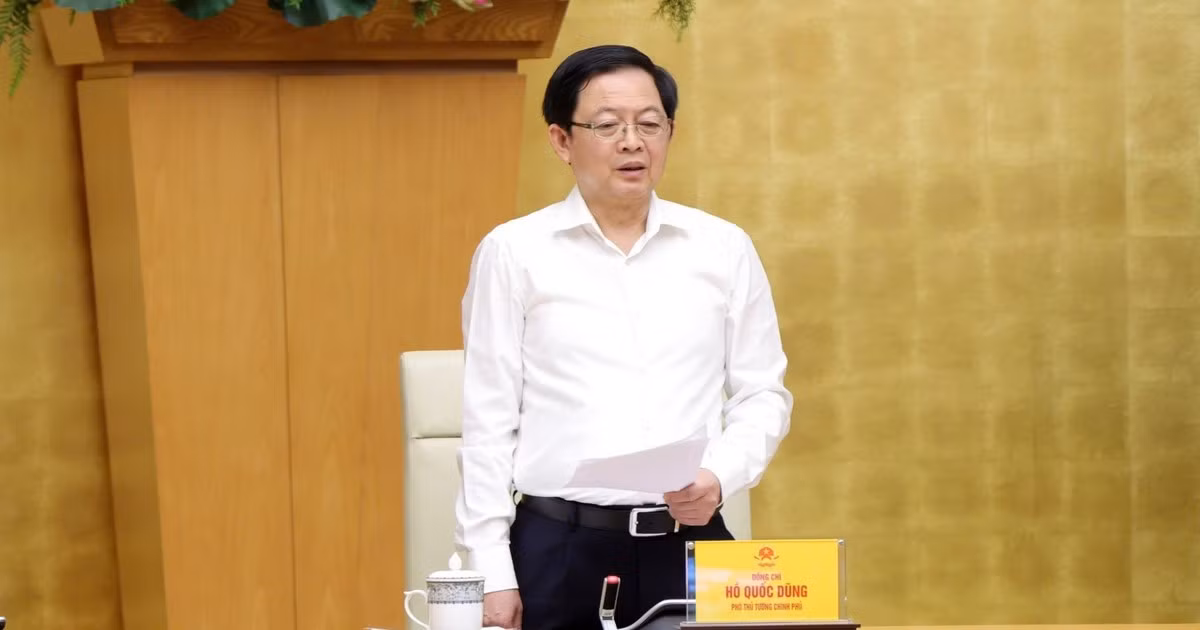 Phó Thủ tướng Hồ Quốc Dũng phát biểu chỉ đạo hội nghị. (Ảnh: chinhphu.vn) 