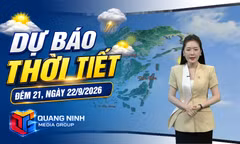 Dự báo thời tiết đêm 21, ngày 22/9/2026