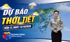 Dự báo thời tiết đêm 12, ngày 13/10/2026
