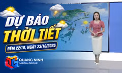Dự báo thời tiết đêm 22, ngày 23/10/2026