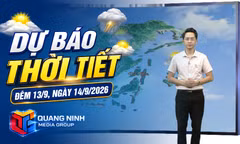 Dự báo thời tiết đêm 13, ngày 14/9/2026