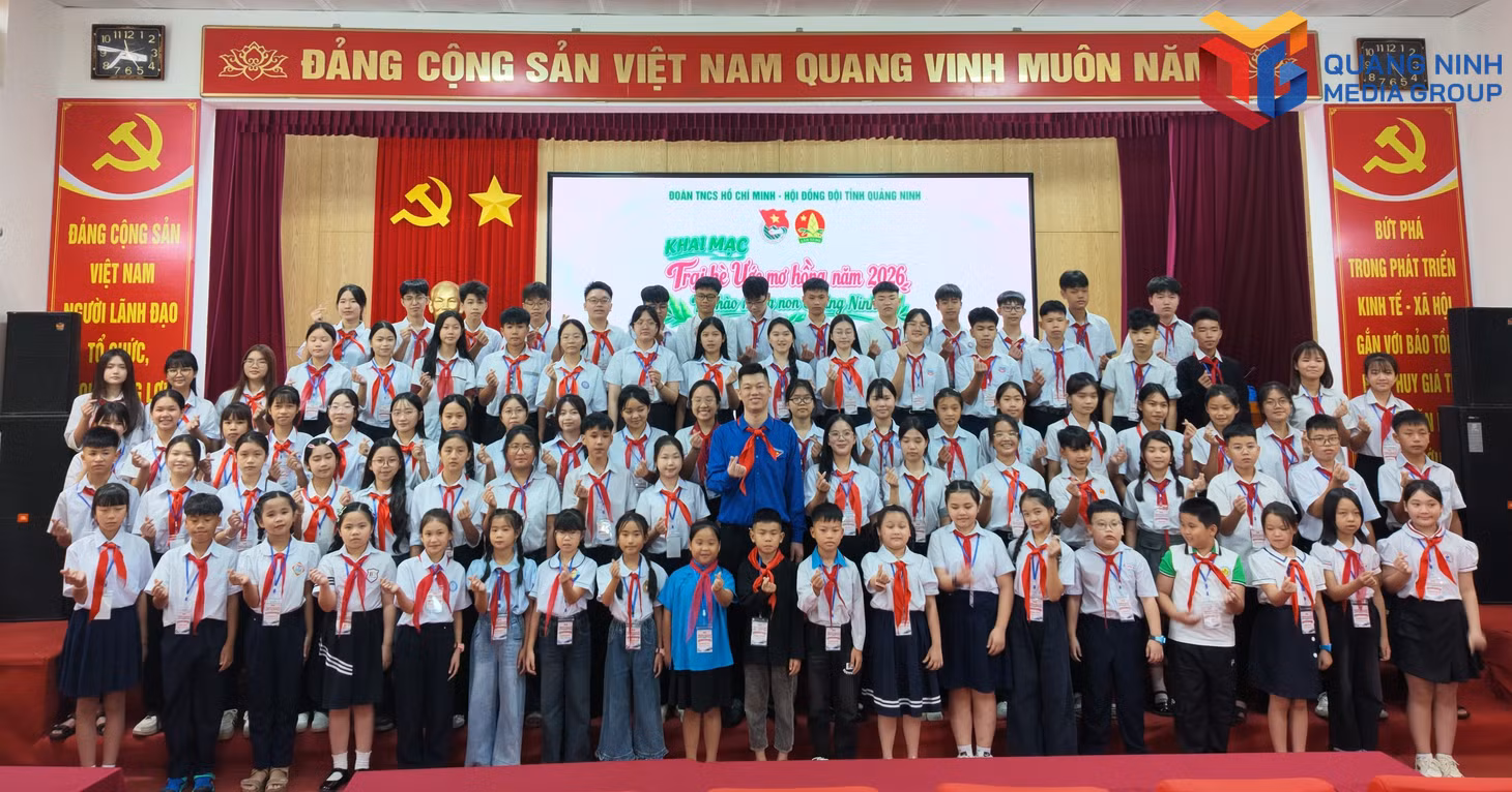 Trại hè quy tụ 89 thiếu nhi tiêu biểu đến từ 54 xã, phường trên địa bàn tỉnh.