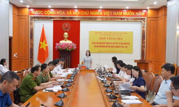 Ban Kinh tế - Ngân sách HĐND tỉnh thẩm tra các dự thảo nghị quyết trình Kỳ họp thứ 7 HĐND tỉnh