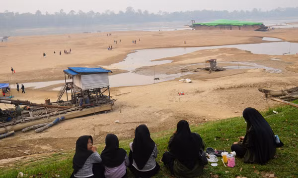 El Niño làm trầm trọng khủng hoảng nước và cháy đất than bùn tại Borneo