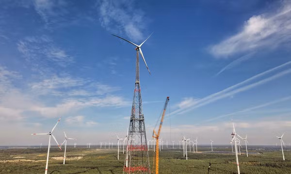 Đức thử nghiệm turbine gió cao hơn tháp Eiffel