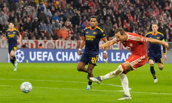 Champions League: Bayern hòa Arsenal, Real Madrid thắng đậm, MU thất bại trước Como