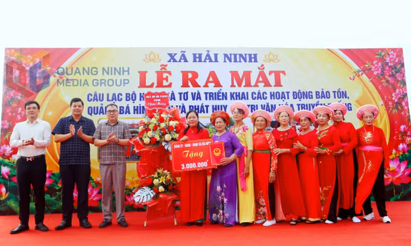 Xã Hải Ninh ra mắt CLB Hát nhà tơ
