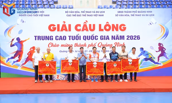 Bế mạc Giải Cầu lông trung, cao tuổi quốc gia năm 2026