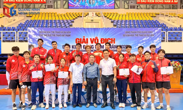 Việt Nam đứng đầu bảng tổng sắp huy chương Giải Vô địch Đấu kiếm Đông Nam Á năm 2026