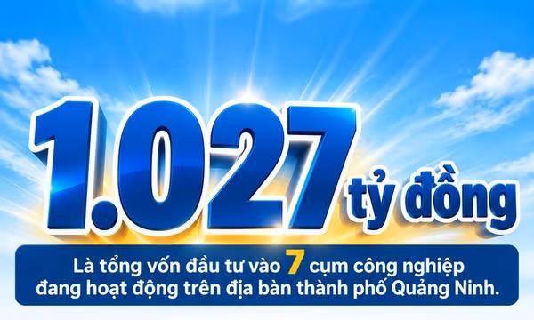 1.027 tỷ đồng - là tổng vốn đầu tư vào 7 cụm công nghiệp đang hoạt động trên địa bàn thành phố
