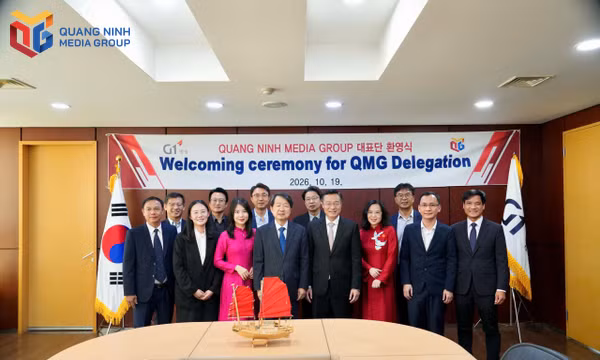 Báo và phát thanh, truyền hình Quảng Ninh thăm, làm việc với Đài Phát thanh, Truyền hình Gangwon, Hàn Quốc