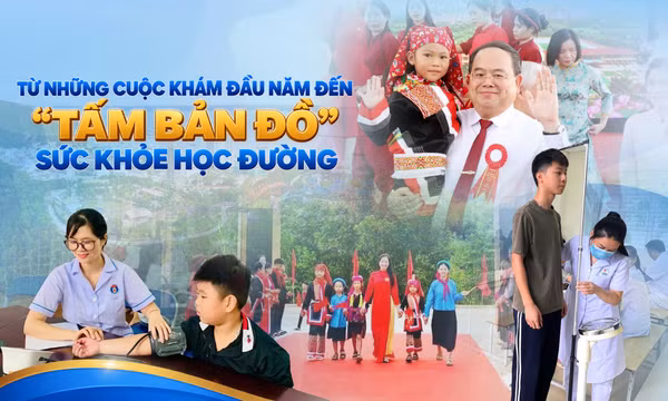 Từ những cuộc khám đầu năm đến “tấm bản đồ” sức khỏe học đường