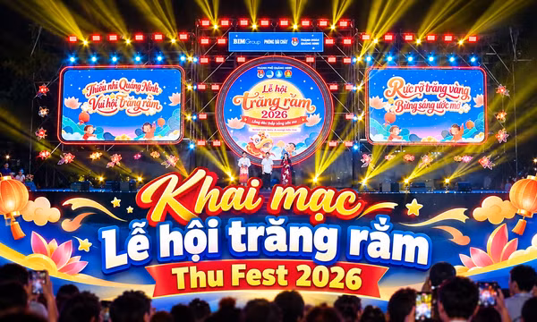 Khai mạc Lễ hội trăng rằm – Thu Fest 2026