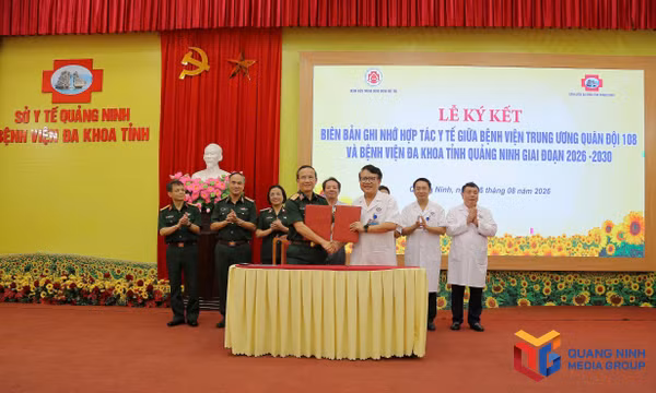 Bệnh viện Đa khoa Quảng Ninh hợp tác chuyên môn với Bệnh viện Trung ương Quân đội 108