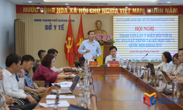  Tham vấn, lấy ý kiến về 4 dự án luật trong lĩnh vực y tế và đời sống xã hội