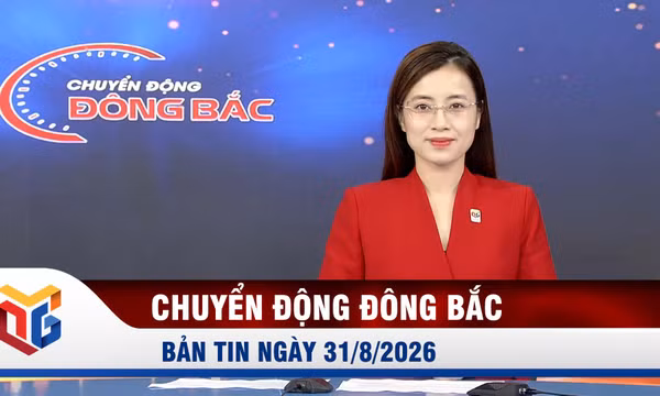 Chuyển động Đông Bắc ngày 31/8/2026
