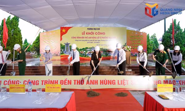 Khởi công xây dựng Đền thờ Anh hùng liệt sĩ phường Mạo Khê