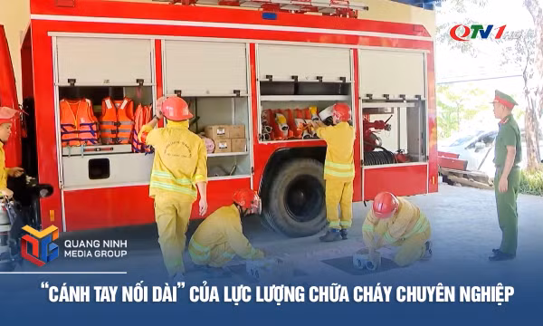 Cánh tay nối dài của lực lượng chữa cháy chuyên nghiệp