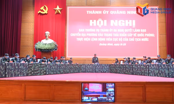 Diễn tập vận hành cơ chế chuyển trạng thái sẵn sàng chiến đấu