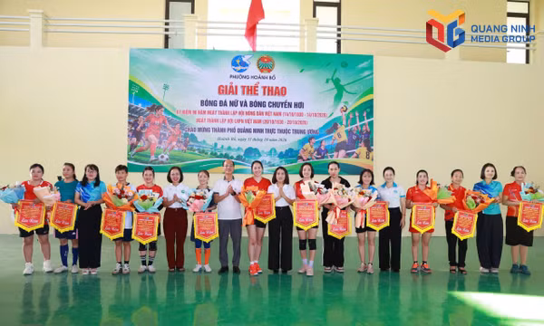 Hoành Bồ sôi nổi Giải thể thao bóng đá nữ và bóng chuyền hơi năm 2026
