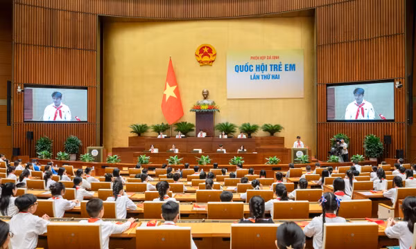 “Quốc hội trẻ em” - Diễn đàn của thanh, thiếu nhi