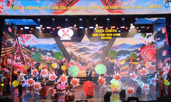 Dấu ấn đẹp của Hội diễn nghệ thuật quần chúng TKV năm 2026