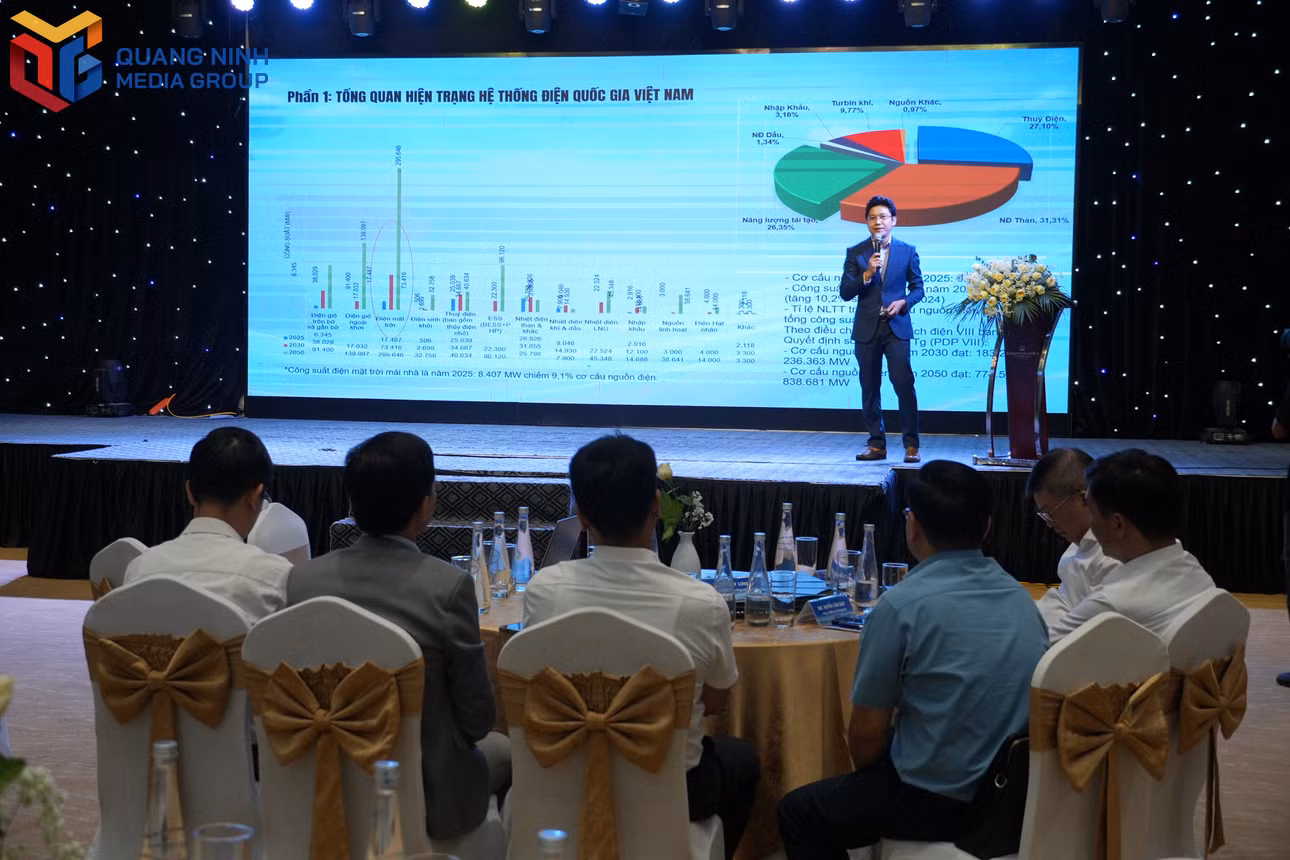 Đại diện Cục Điện lực thông tin về các chủ trương, chính sách mới của Chính phủ về phát triển Điện mặt trời mái nhà tự sản xuất, tự tiêu thụ và cơ chế mua bán điện trực tiếp (DPPA).