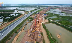 Khí thế thi công trên các công trình động lực