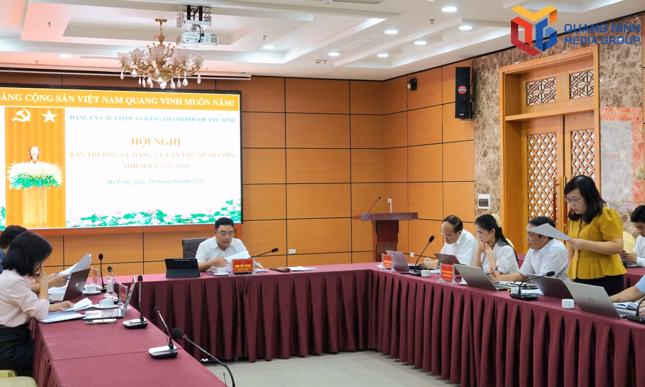 Hội nghị Ban Thường vụ Đảng ủy các cơ quan Đảng thành phố lần thứ 19