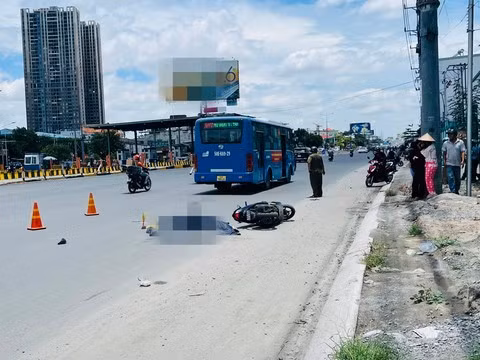 Hiện trường vụ tai nạn.